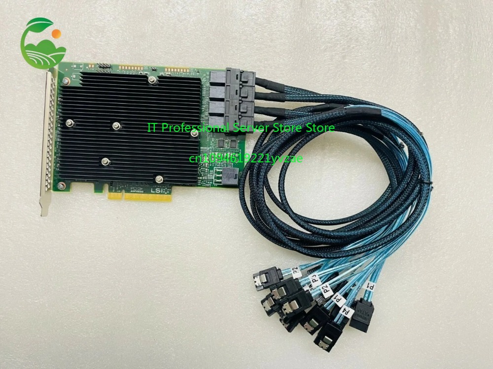 Lsi 9300 16I Hba It Mode - LSI 9300-16i 12Gbps 16-Port HBA-Karte IT-Modus