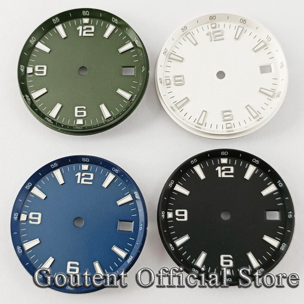 Gold 6138 - Goutent 31mm steriles Zifferblatt schwarz blau