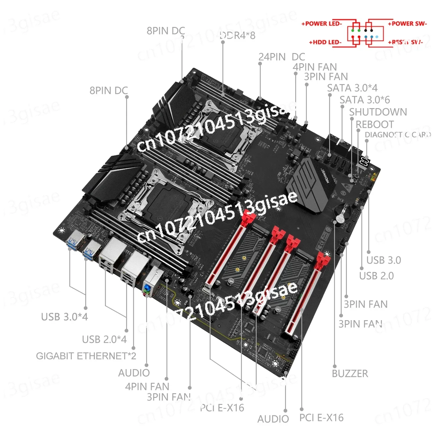 Mechanic X99 D8 MAX Hauptplati – E5 2699 V4 Bewertung und Preis