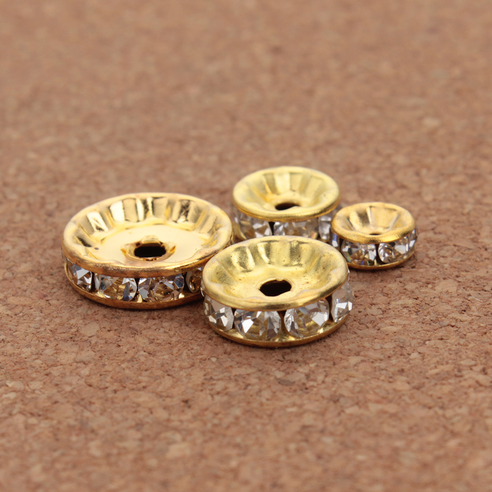 50 stücke 4 6 8 10 12mm Strass – Gold 6138 Bewertung und Preis